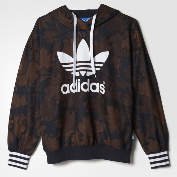 Adidas leaf camo sweatshirt - Picture 2 of 5